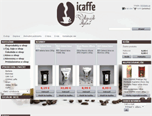 Tablet Screenshot of icaffe.sk